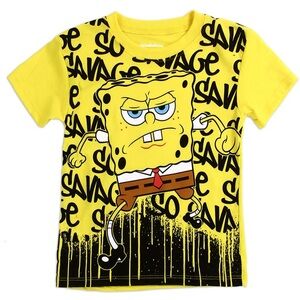 Nickelodeon Yellow SpongeBob Savage T-Shirt